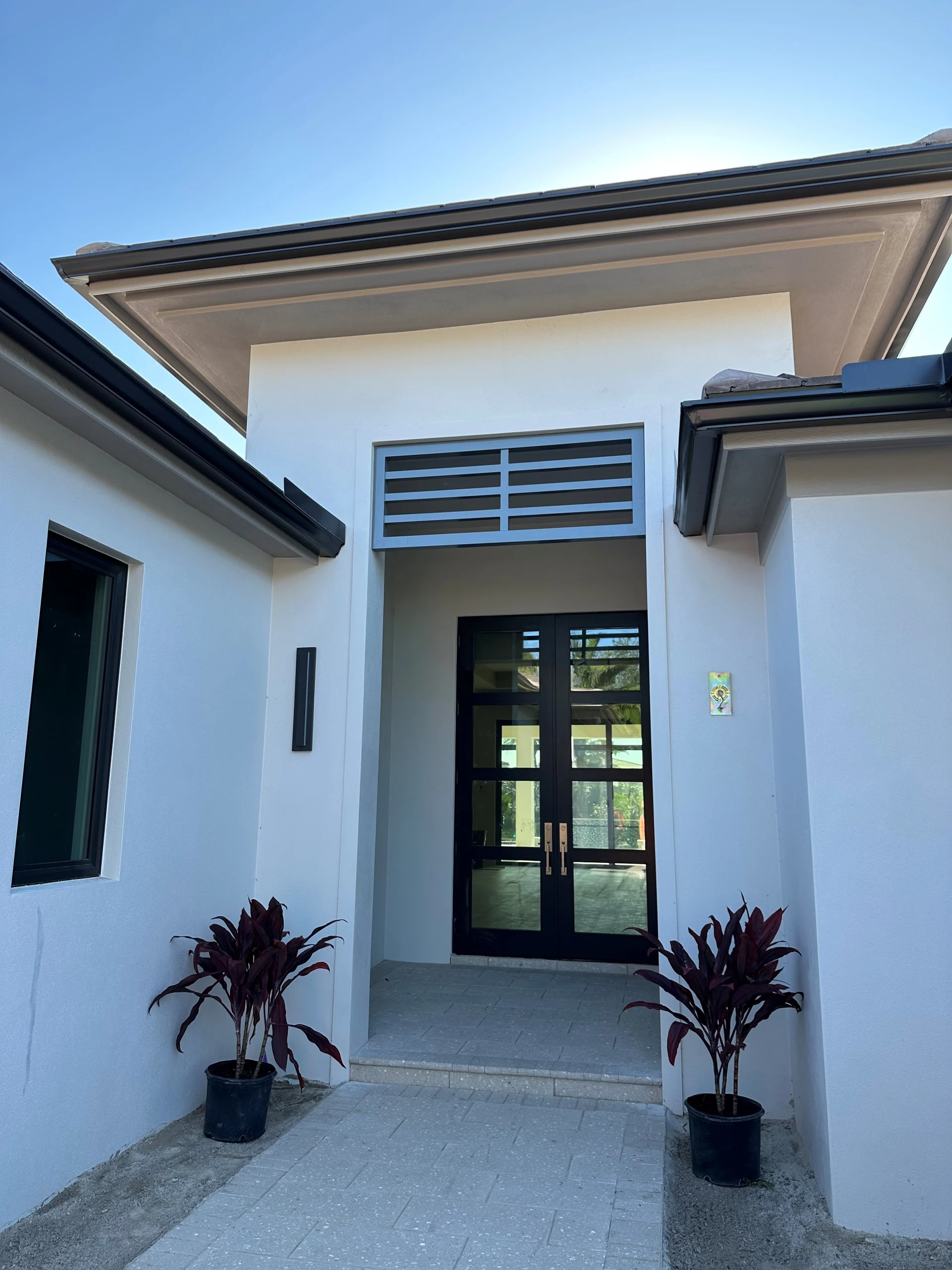 LB Homes Grille Decorative aluminum grille panel fabricated for LB Homes