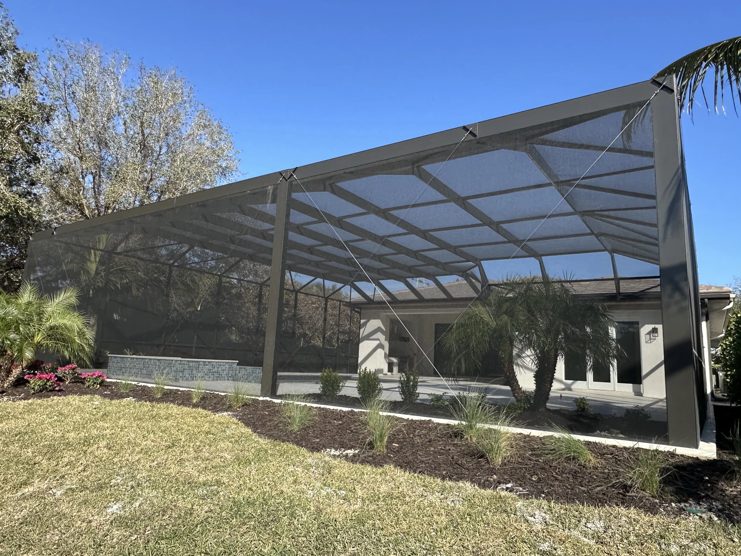 LB Pool Enclosure Aluminum pool screen enclosure