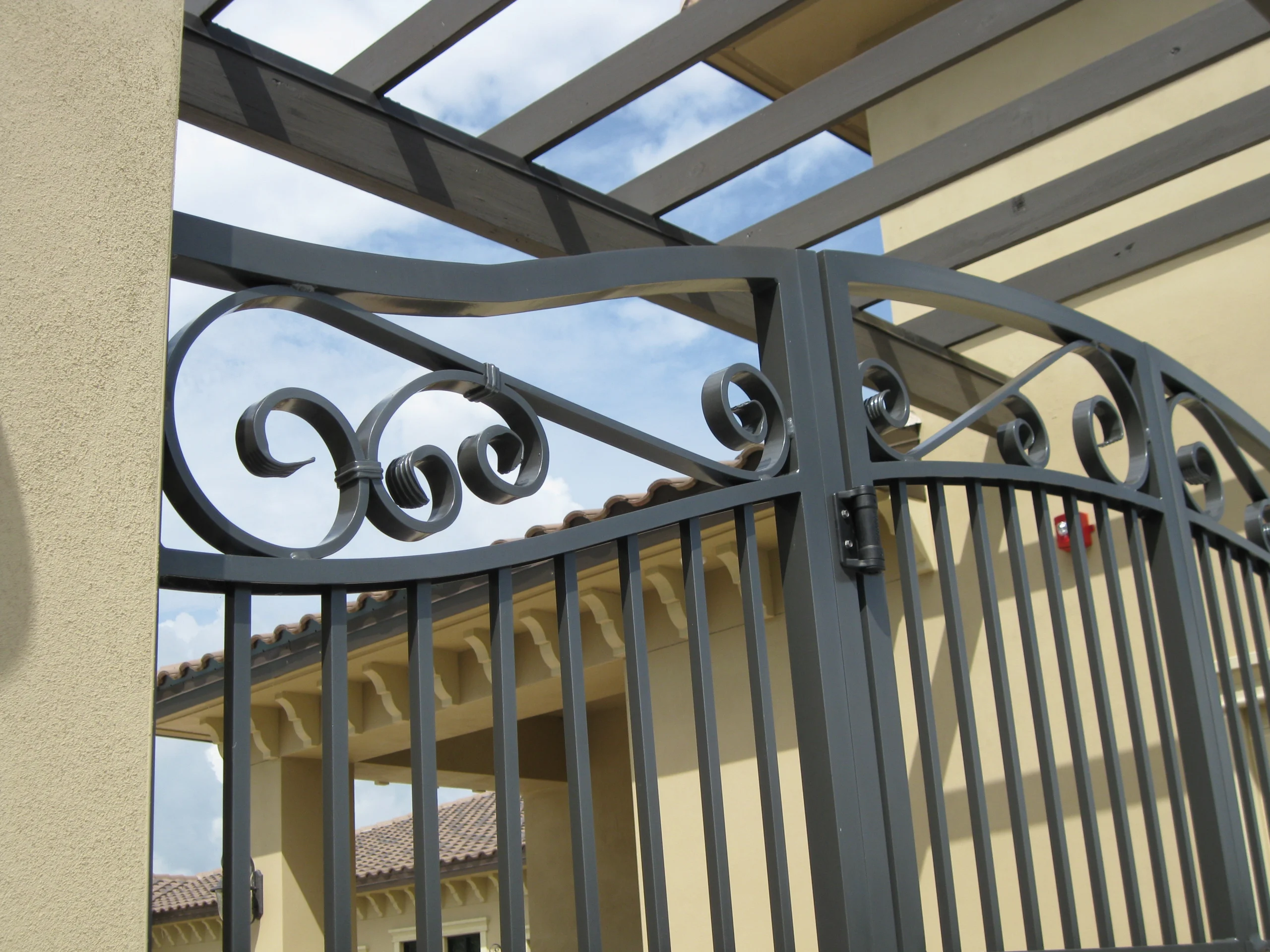 Lennar Riverstrand Gate (1) Custom aluminum gate at Riverstrand