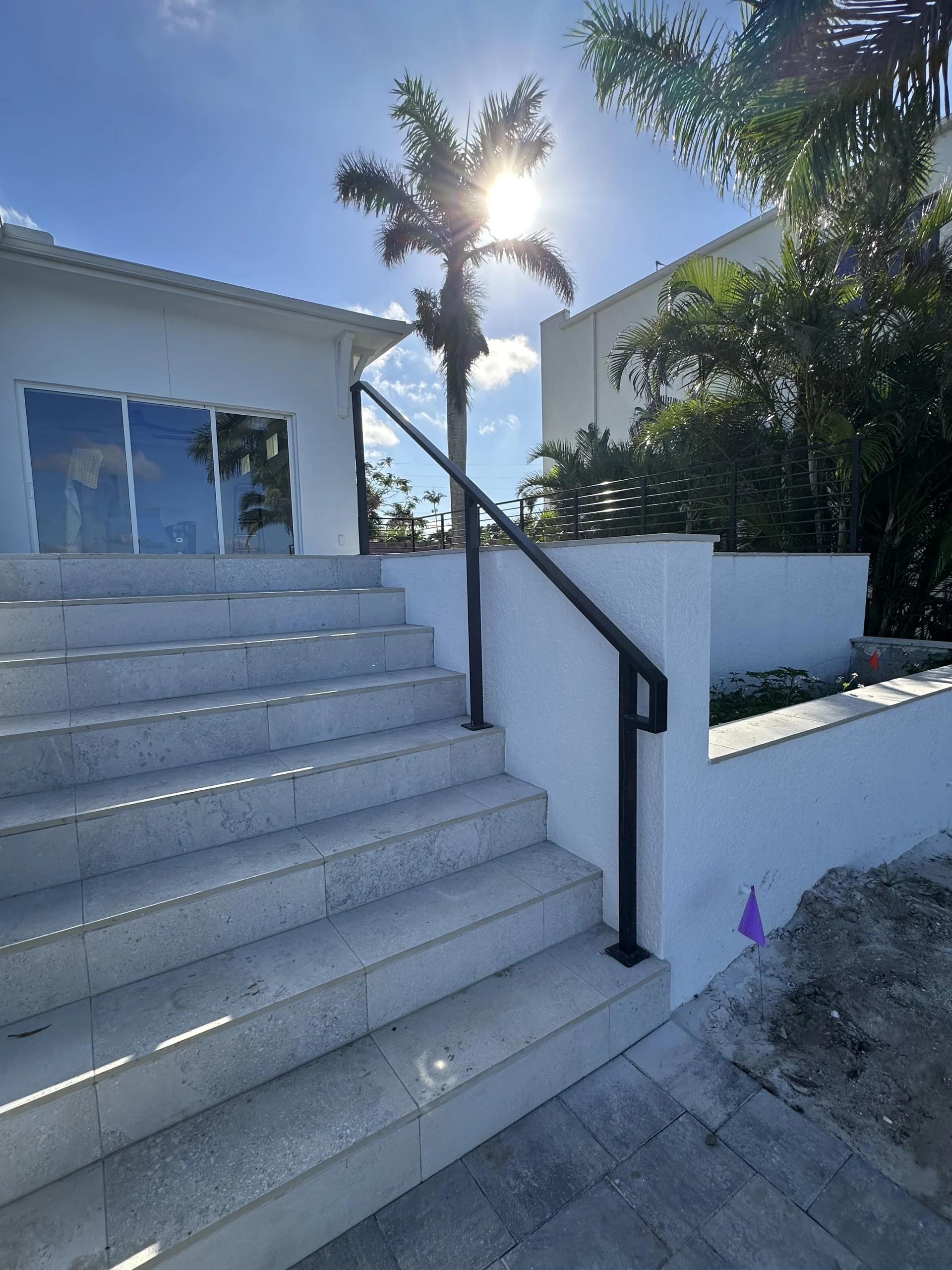 LHS – Hand Rail Wall mounted aluminum grab rail fabricated for LHS