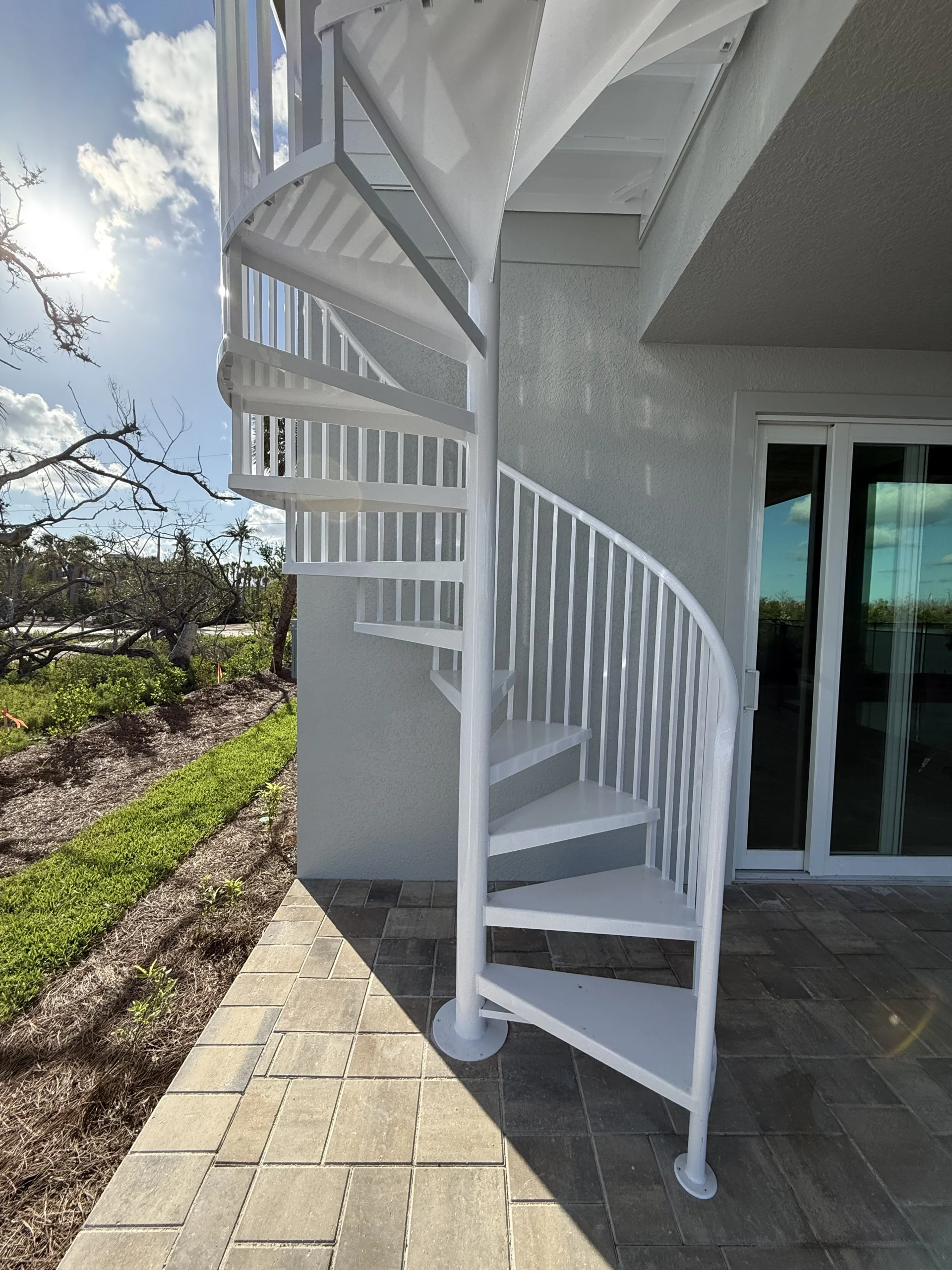 Spiral Staircase (2) Custom aluminum spiral staircase