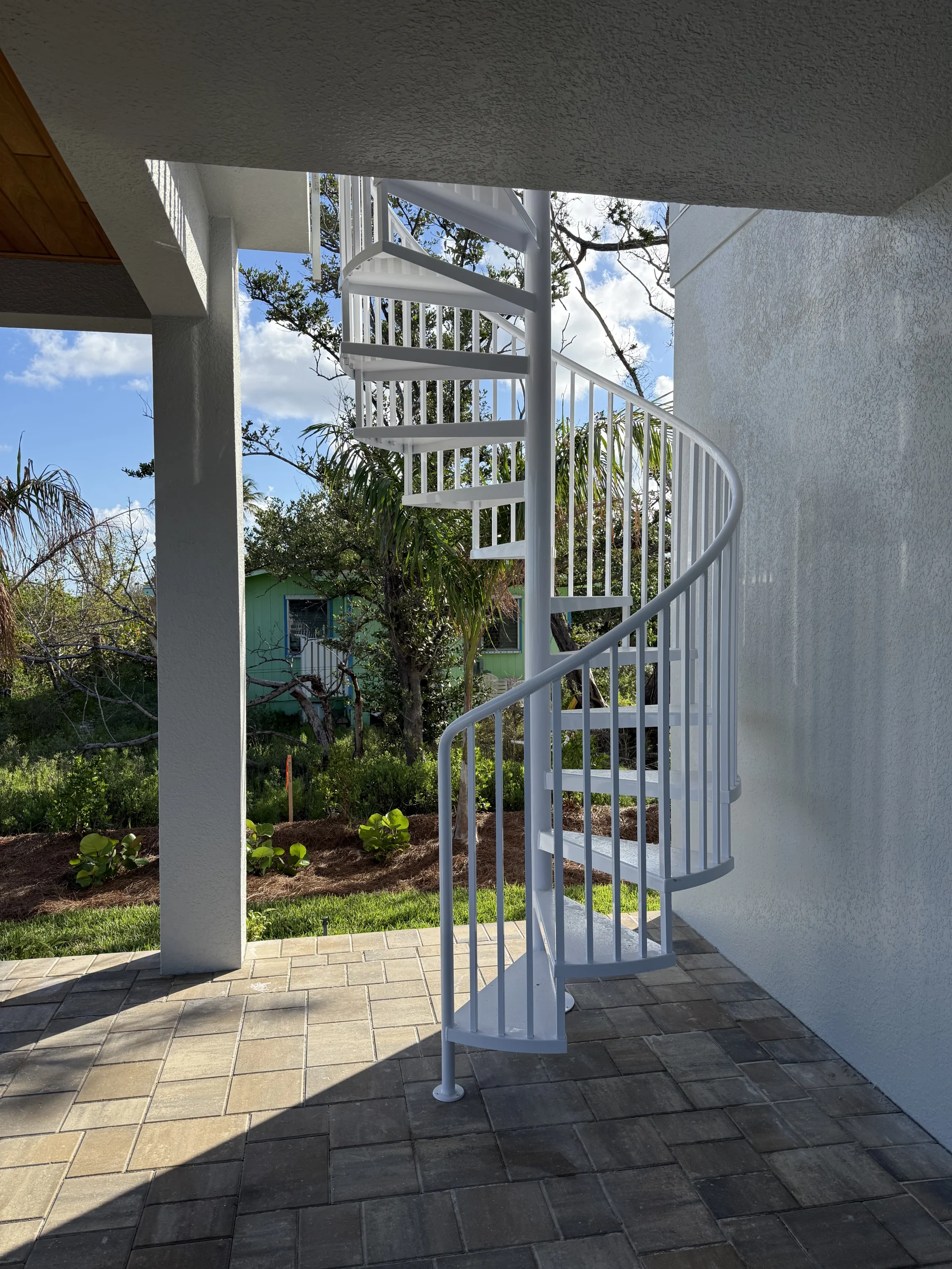 Spiral Staircase (3) Custom aluminum spiral staircase
