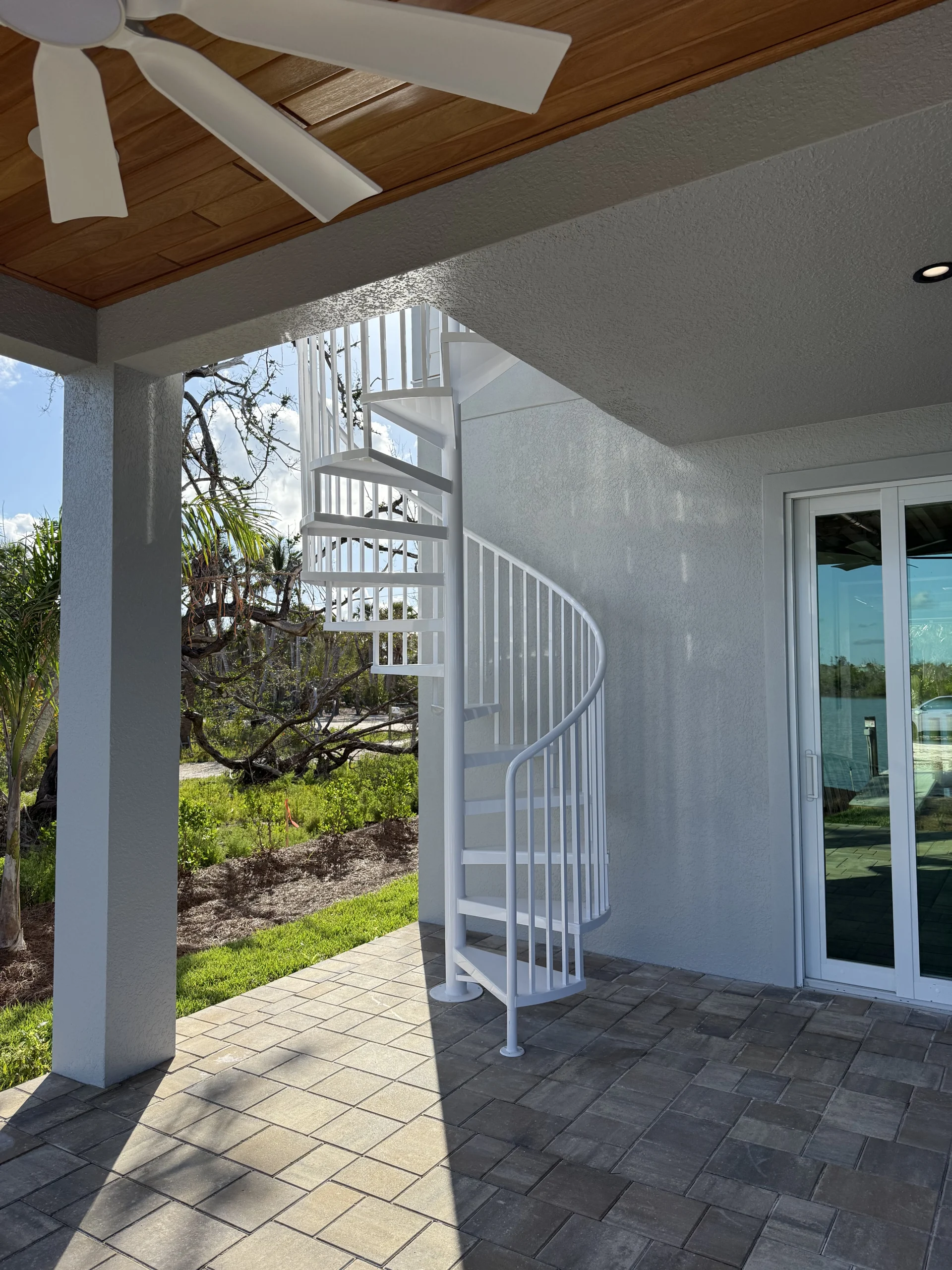 Spiral Staircase (4) Custom aluminum spiral staircase