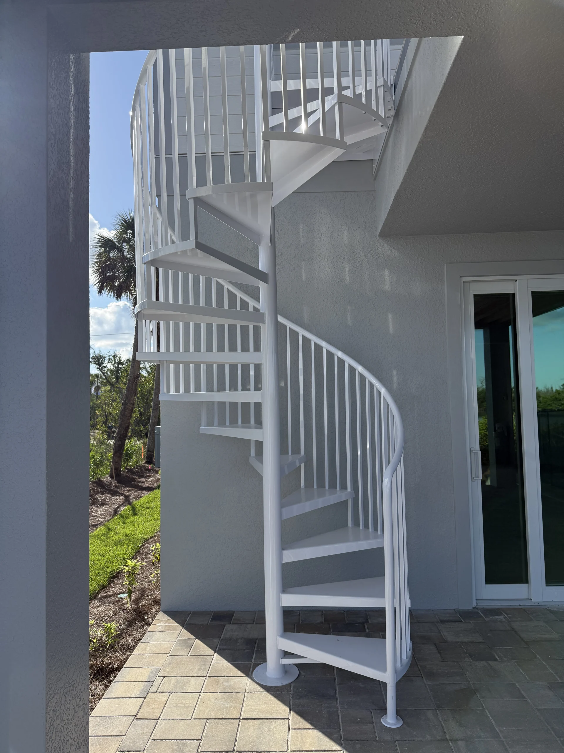 Spiral Staircase (5) Custom aluminum spiral staircase