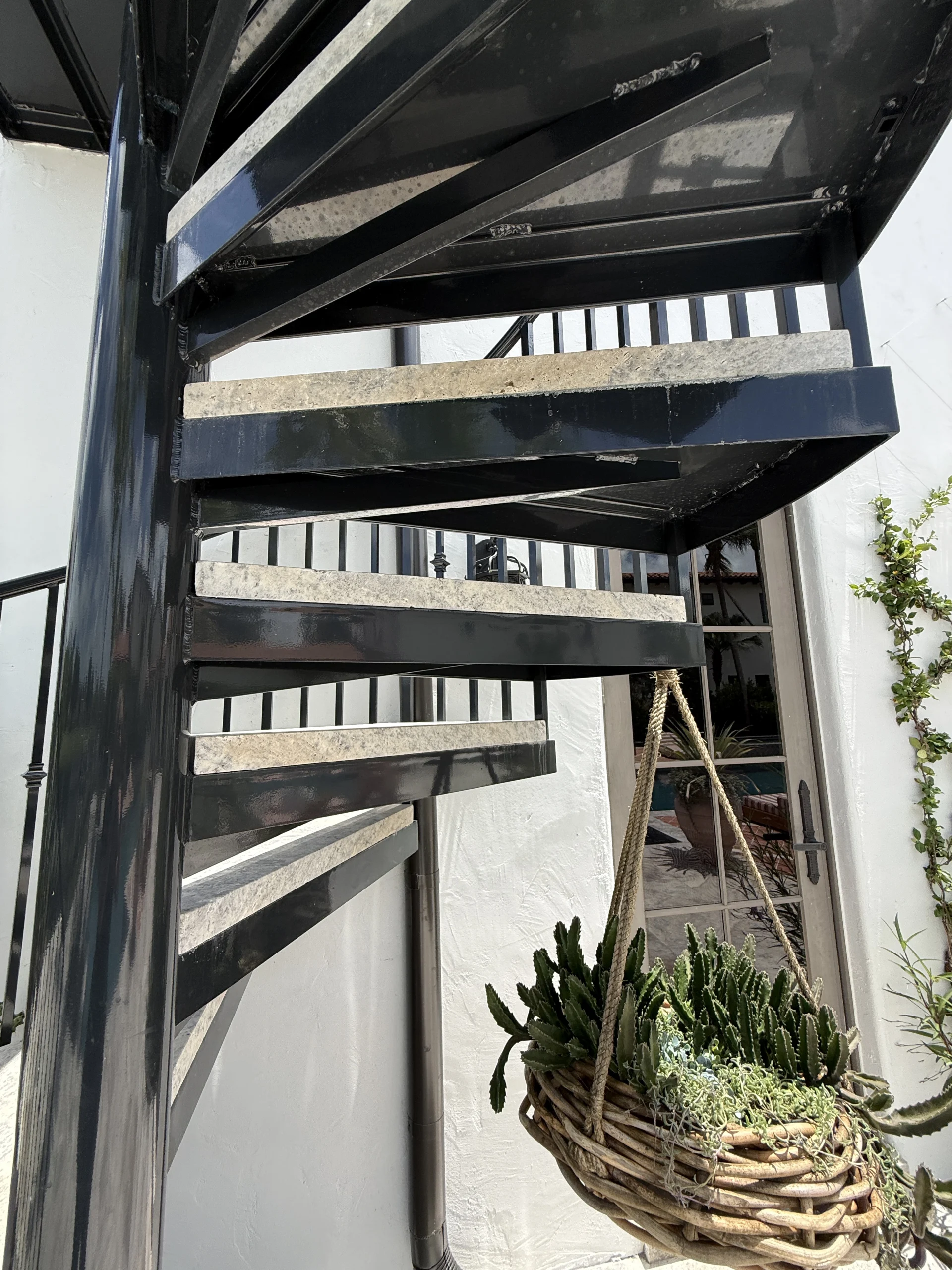 Spiral Staircase Project (5) Custom aluminum spiral staircase